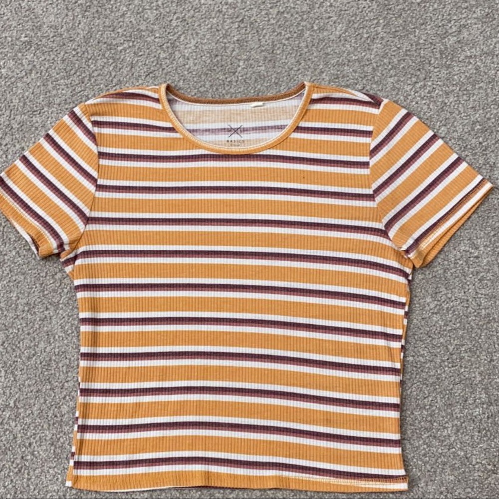 Yellow Striped Basics by Pacsun Tee